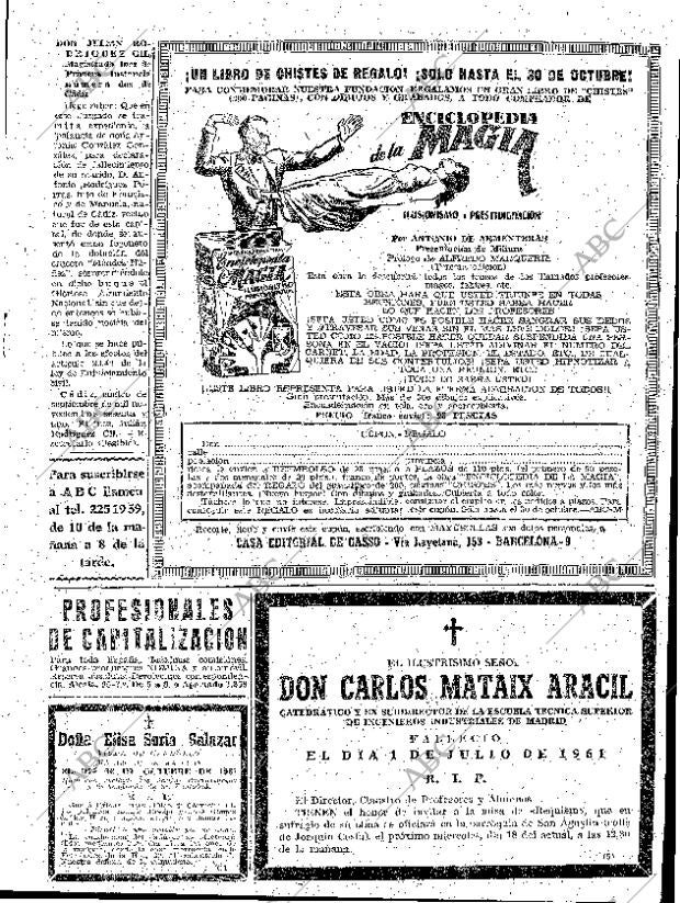 ABC MADRID 17-10-1961 página 73