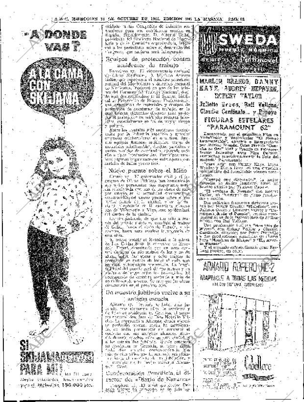 ABC MADRID 18-10-1961 página 68