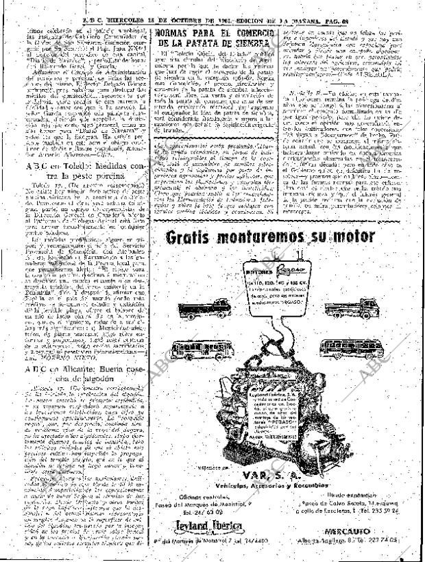 ABC MADRID 18-10-1961 página 69