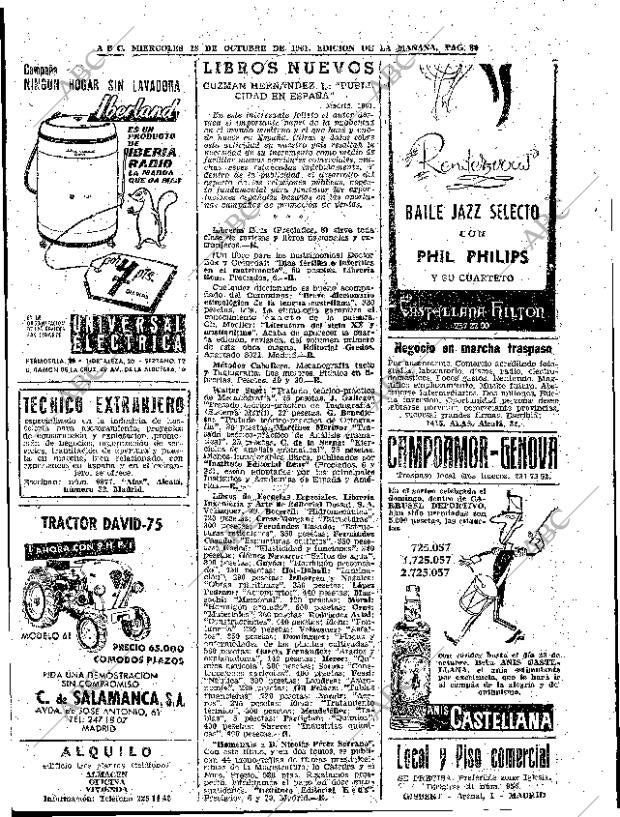 ABC MADRID 18-10-1961 página 80