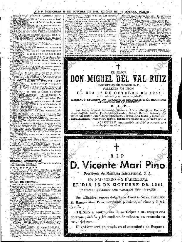 ABC MADRID 18-10-1961 página 84