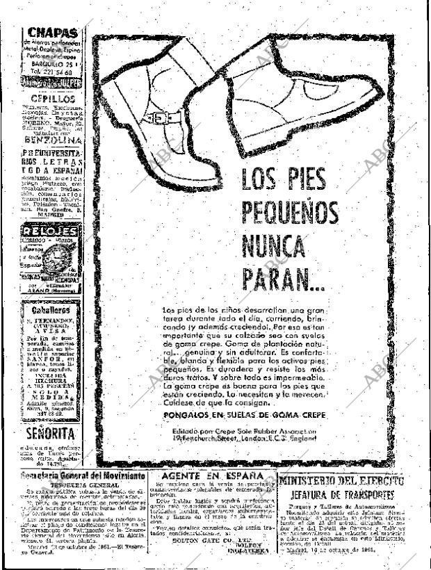 ABC MADRID 18-10-1961 página 94