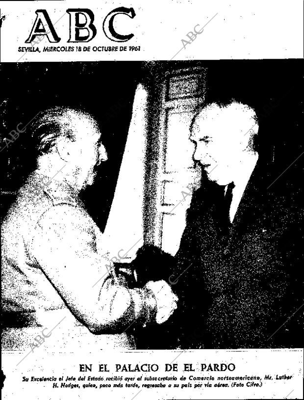 ABC SEVILLA 18-10-1961 página 1