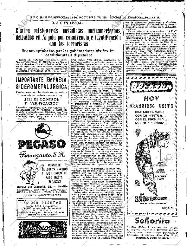 ABC SEVILLA 18-10-1961 página 38