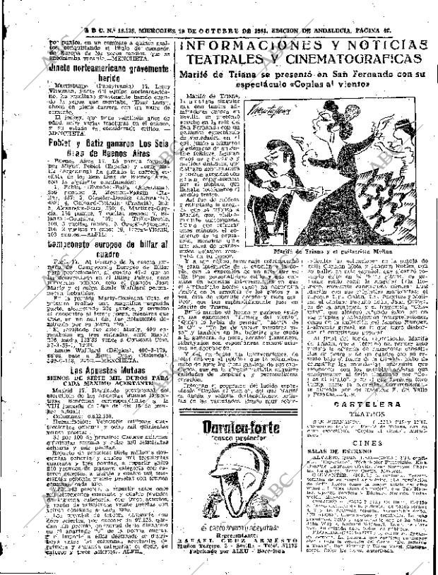 ABC SEVILLA 18-10-1961 página 49