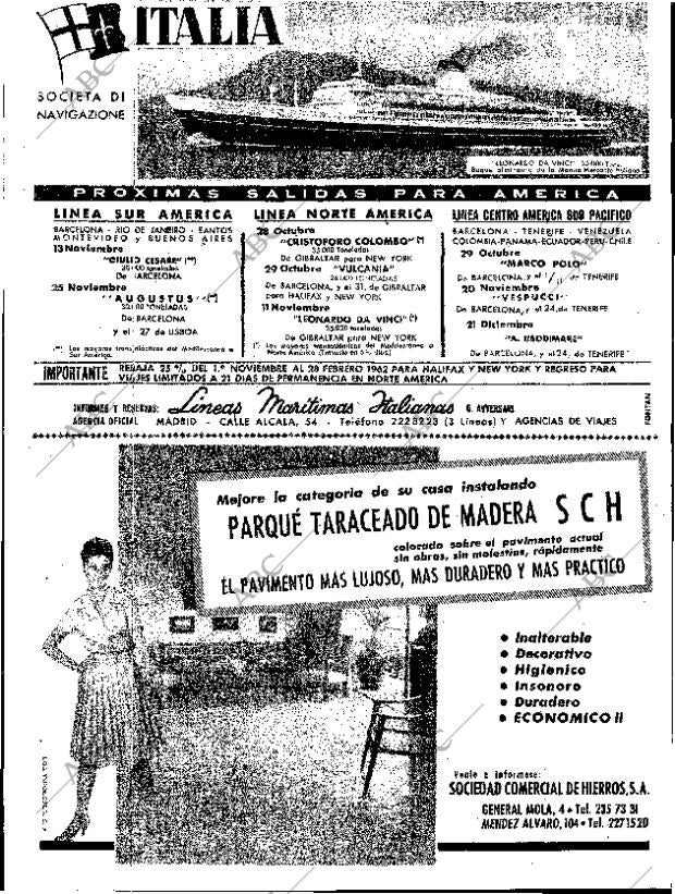 ABC MADRID 20-10-1961 página 19