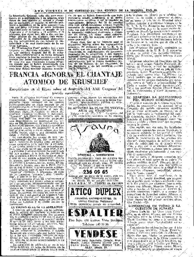 ABC MADRID 20-10-1961 página 48