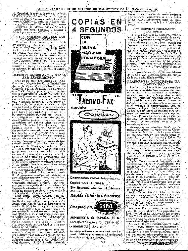 ABC MADRID 20-10-1961 página 49