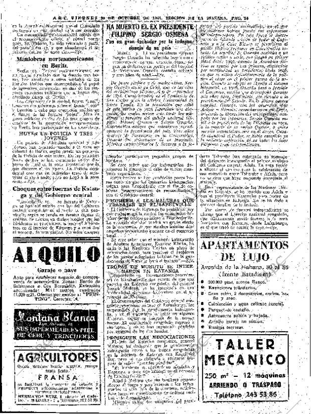 ABC MADRID 20-10-1961 página 54