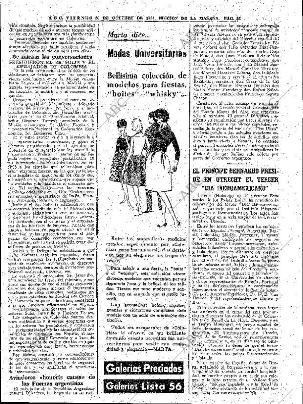 ABC MADRID 20-10-1961 página 56
