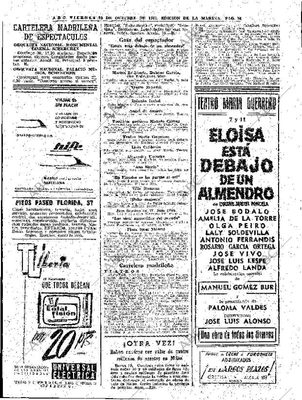 ABC MADRID 20-10-1961 página 76