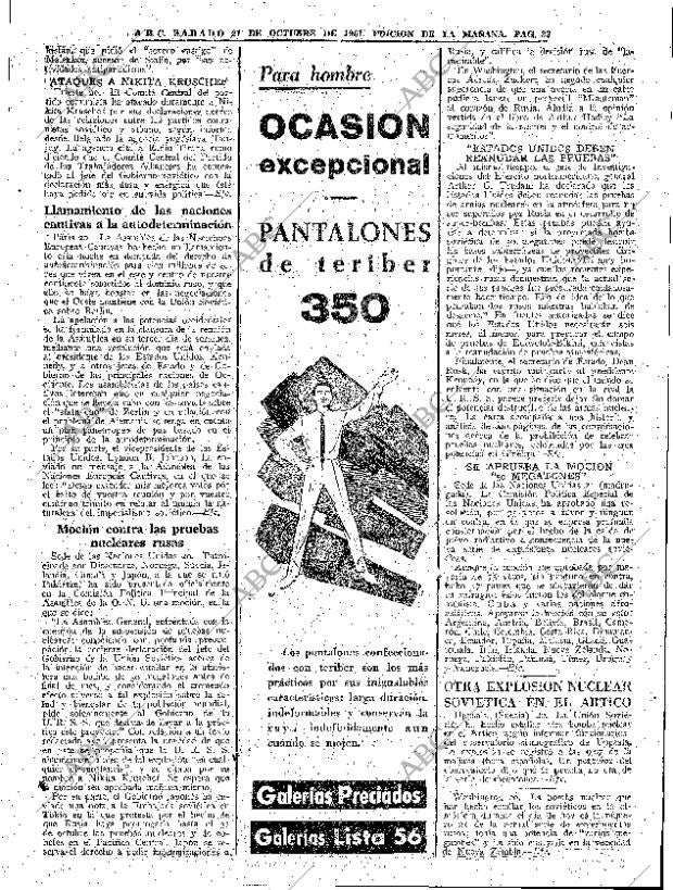 ABC MADRID 21-10-1961 página 33