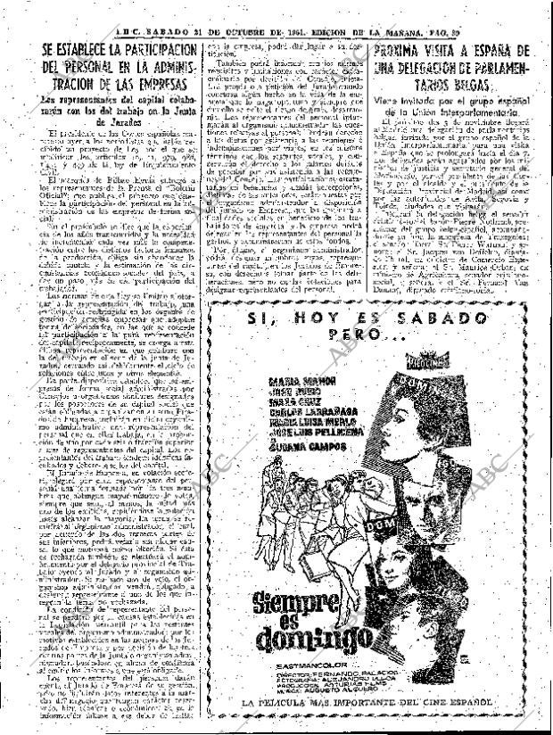 ABC MADRID 21-10-1961 página 39