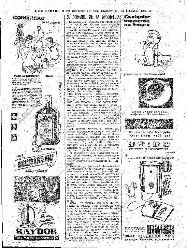 ABC MADRID 21-10-1961 página 42