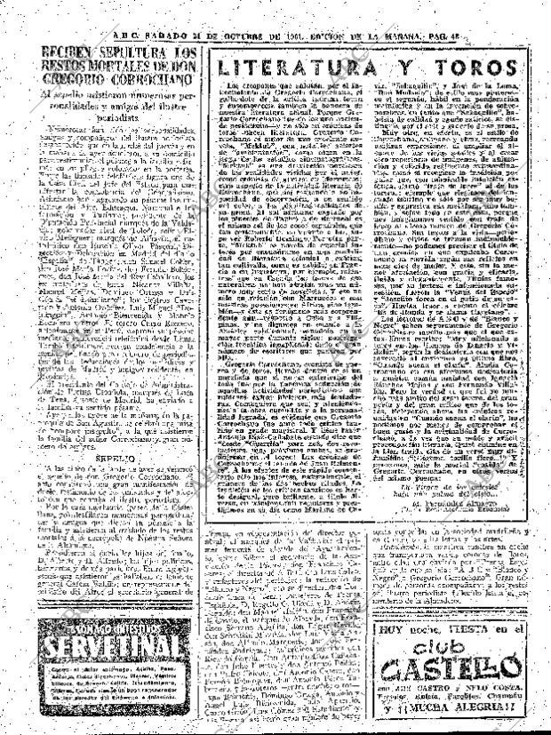 ABC MADRID 21-10-1961 página 43