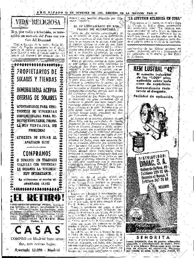 ABC MADRID 21-10-1961 página 44