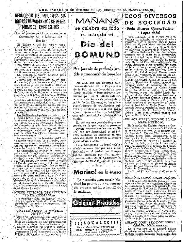 ABC MADRID 21-10-1961 página 53