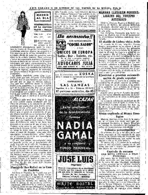 ABC MADRID 21-10-1961 página 55