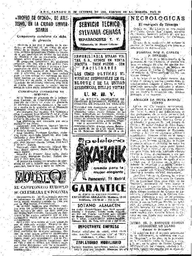 ABC MADRID 21-10-1961 página 63