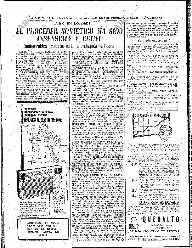 ABC SEVILLA 25-10-1961 página 34