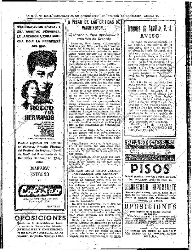 ABC SEVILLA 25-10-1961 página 38