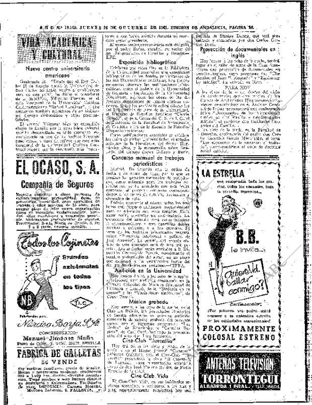 ABC SEVILLA 26-10-1961 página 26