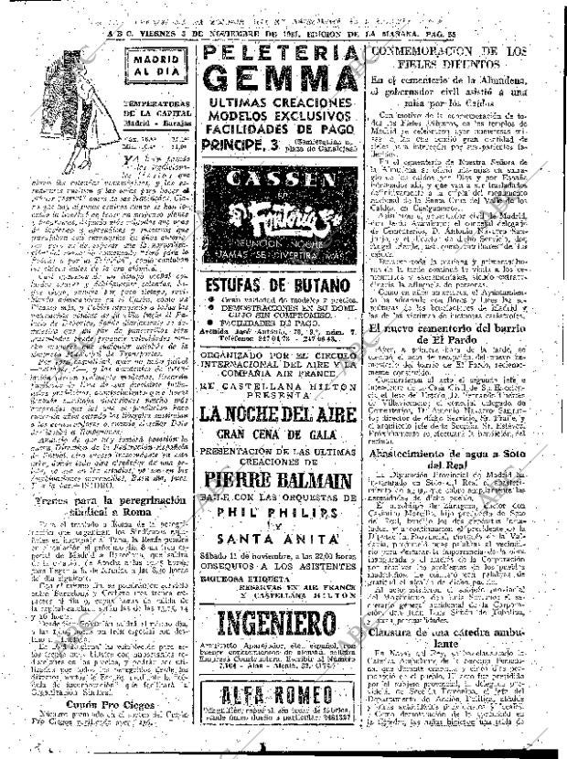 ABC MADRID 03-11-1961 página 55