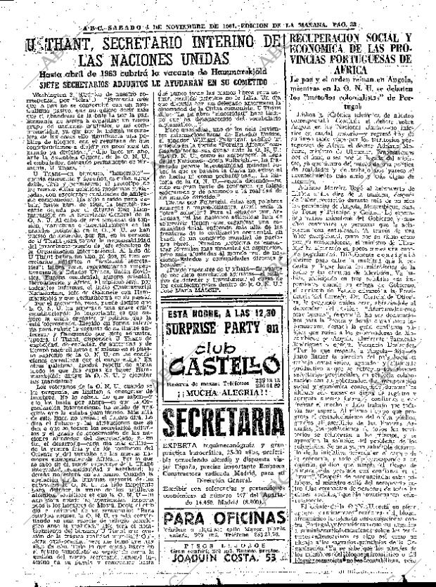 ABC MADRID 04-11-1961 página 33