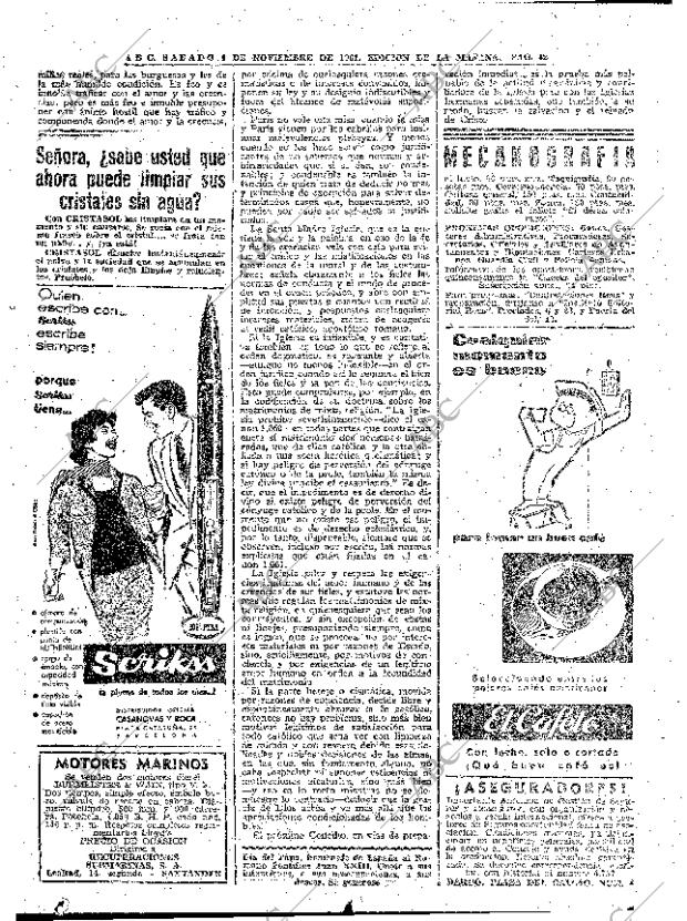 ABC MADRID 04-11-1961 página 42