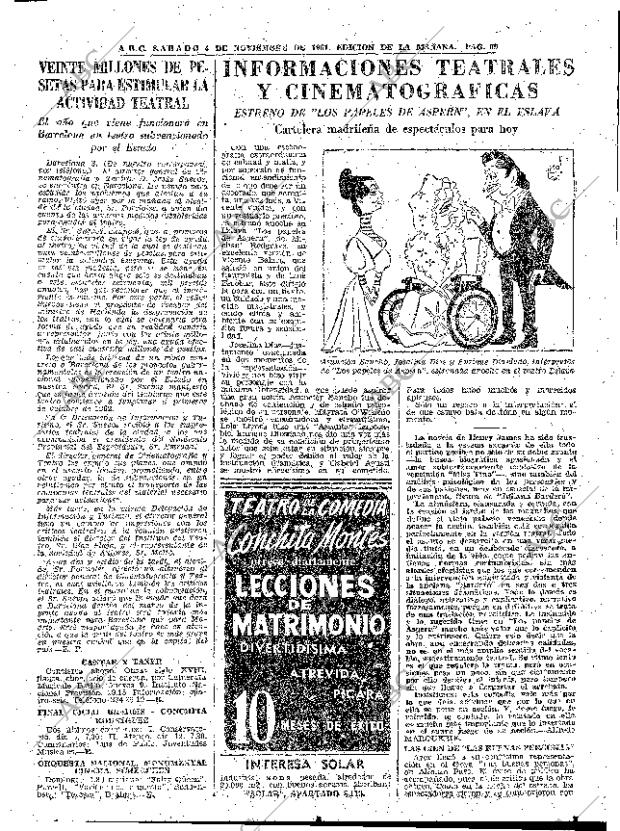 ABC MADRID 04-11-1961 página 69