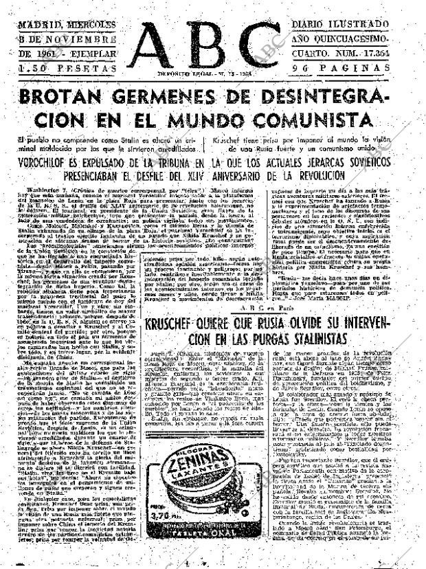 ABC MADRID 08-11-1961 página 47