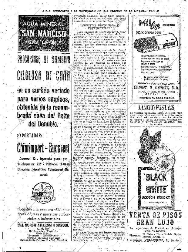 ABC MADRID 08-11-1961 página 60
