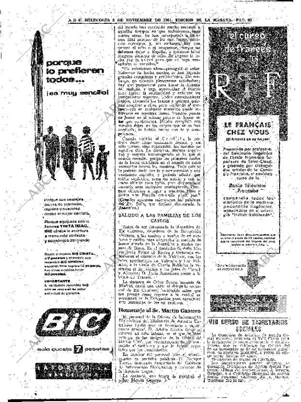 ABC MADRID 08-11-1961 página 62