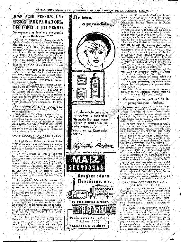 ABC MADRID 08-11-1961 página 66