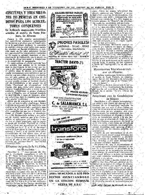 ABC MADRID 08-11-1961 página 71