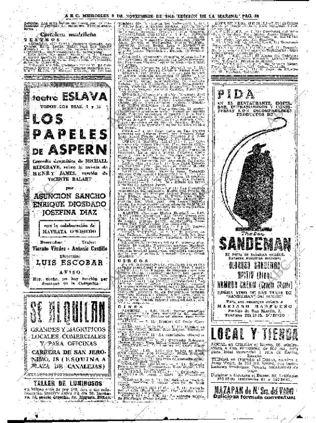 ABC MADRID 08-11-1961 página 82