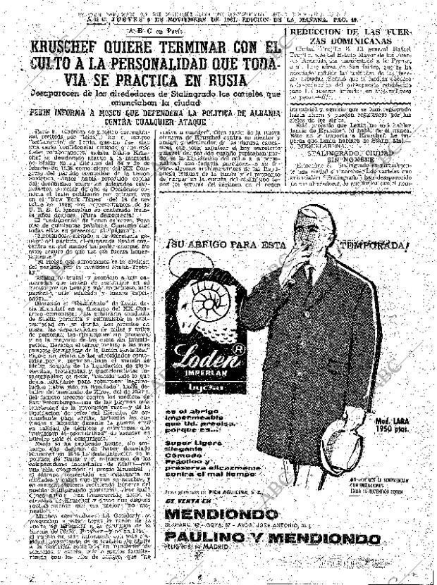 ABC MADRID 09-11-1961 página 49