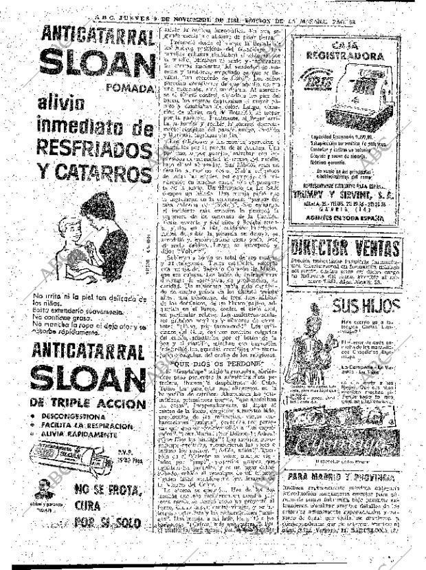 ABC MADRID 09-11-1961 página 58