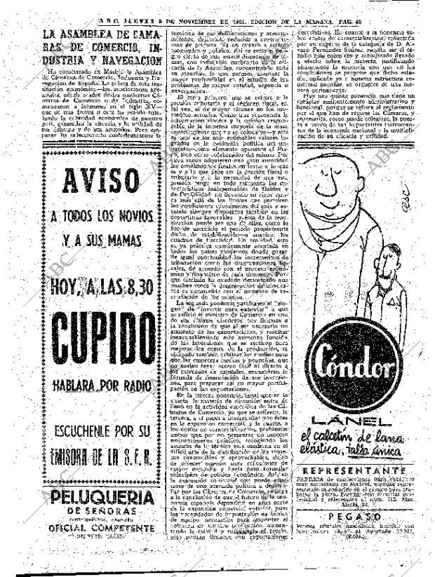 ABC MADRID 09-11-1961 página 60