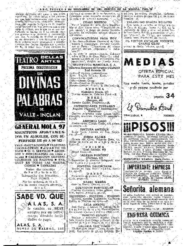 ABC MADRID 09-11-1961 página 68