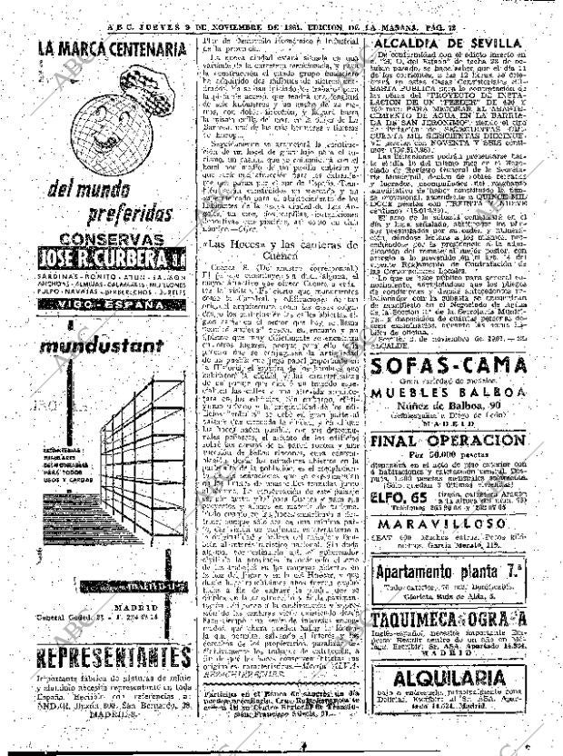 ABC MADRID 09-11-1961 página 72