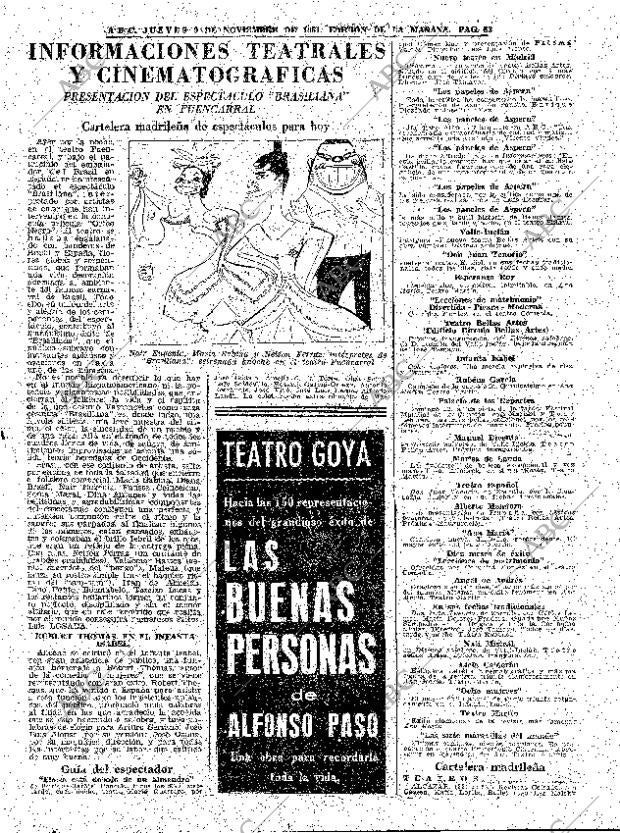 ABC MADRID 09-11-1961 página 83