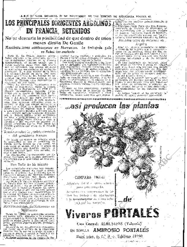 ABC SEVILLA 12-11-1961 página 49