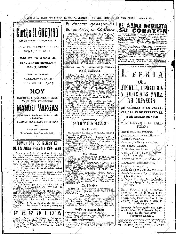 ABC SEVILLA 12-11-1961 página 60