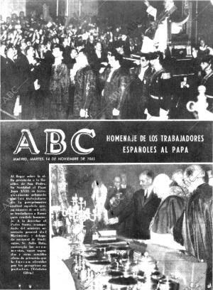 ABC MADRID 14-11-1961 página 1