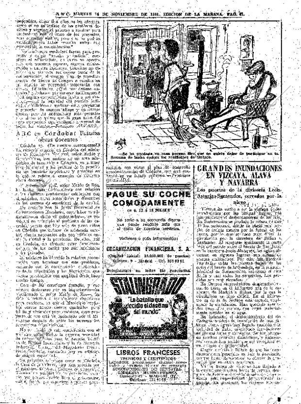 ABC MADRID 14-11-1961 página 47