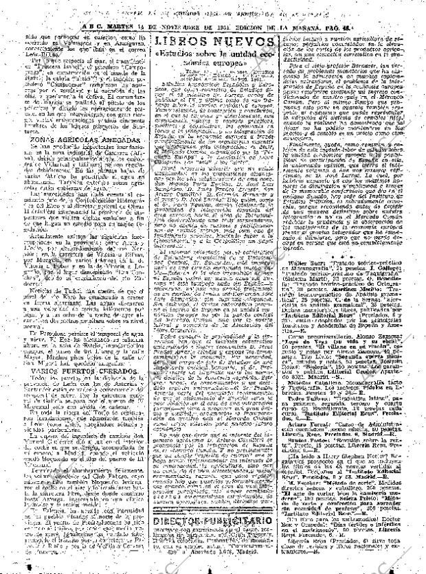 ABC MADRID 14-11-1961 página 48