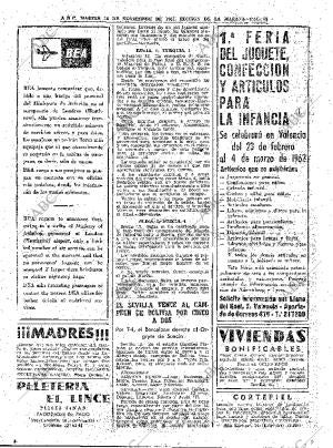 ABC MADRID 14-11-1961 página 58