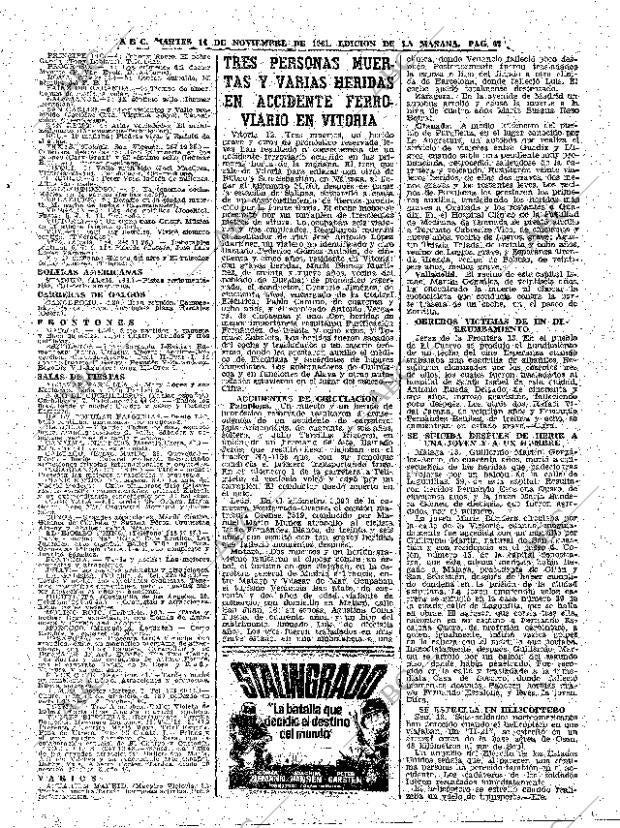 ABC MADRID 14-11-1961 página 67