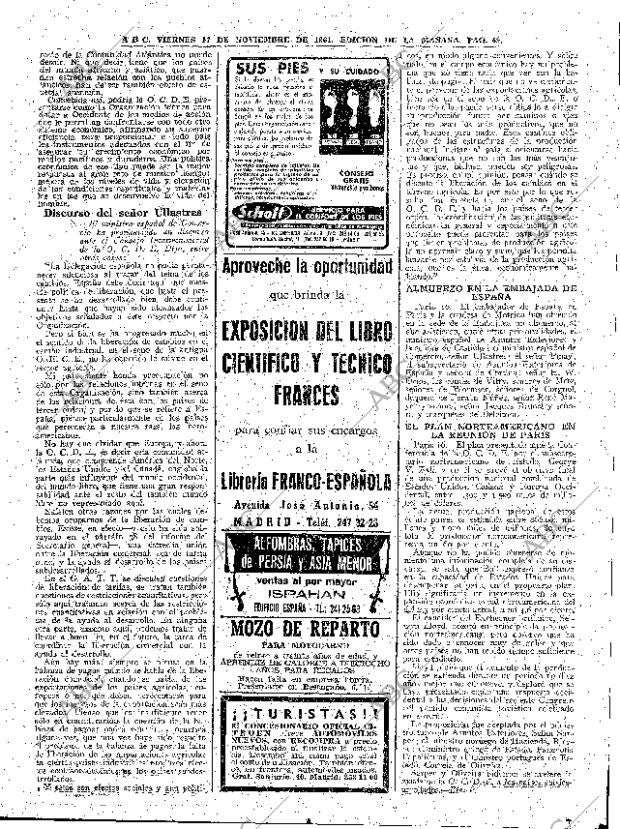 ABC MADRID 17-11-1961 página 49